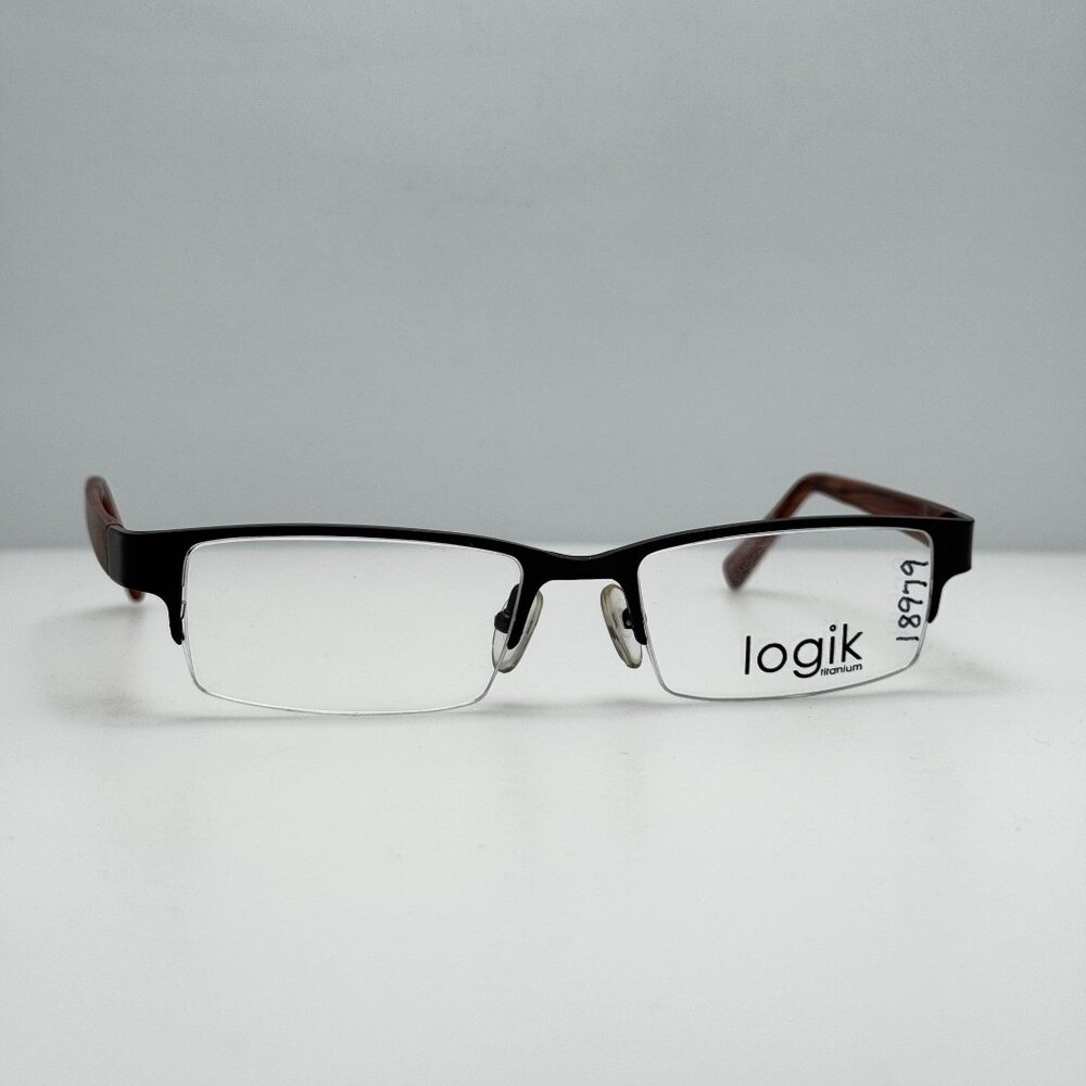 Logik Eyeglasses Eye Glasses Frames TLO-01 003 Titanium 51-18-137